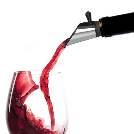 Rabbit Stainless Steel Wine Pourer w/ Stopper - Set of 2
