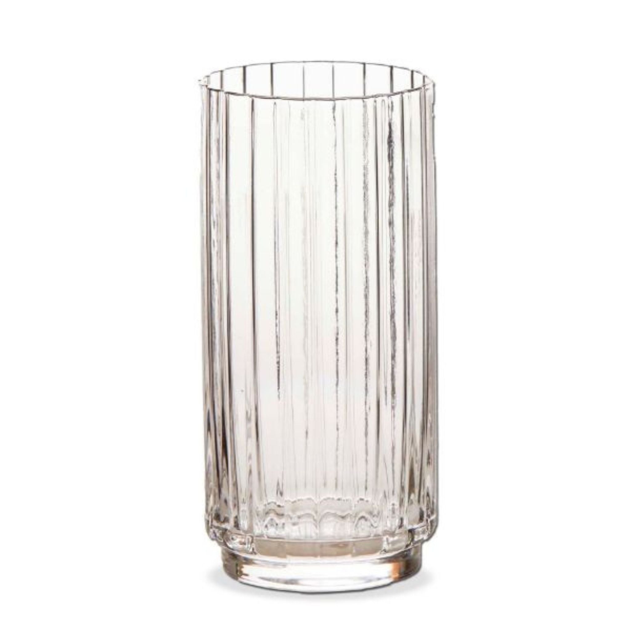 Fluted Tumbler - Clear