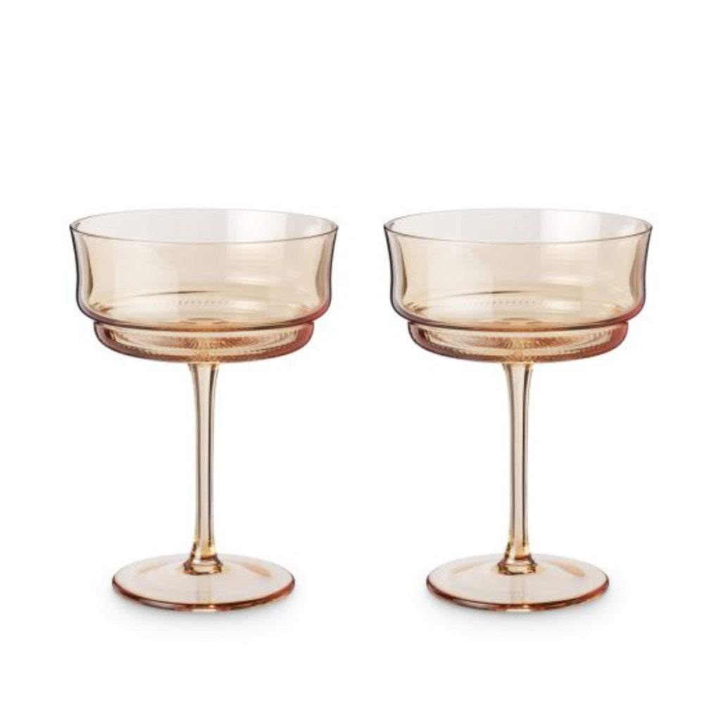 Tulip Coupe Glasses - 2 Pc Set