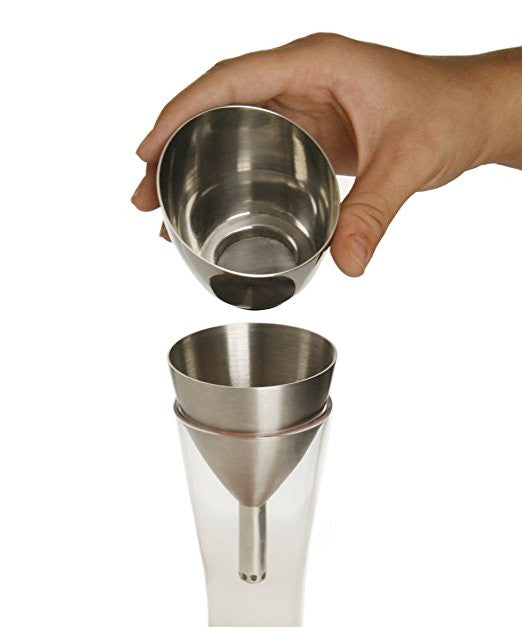 Rabbit Wine Shower Funnel with Sediment Filter